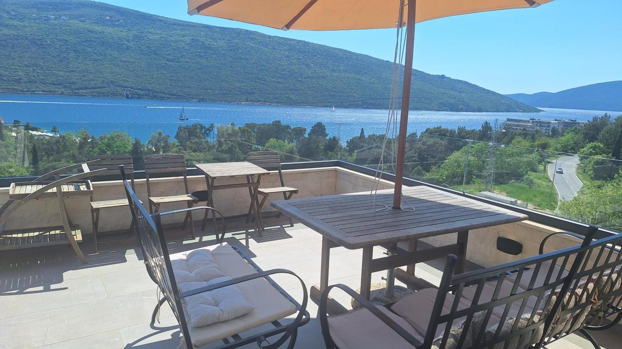 Apartamento Porto Vista Penthouse Kumbor Exterior foto